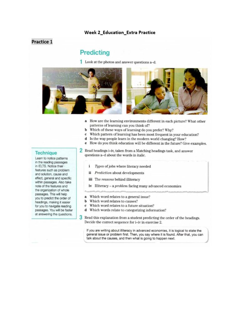 Week 2 - Extra Practice | PDF