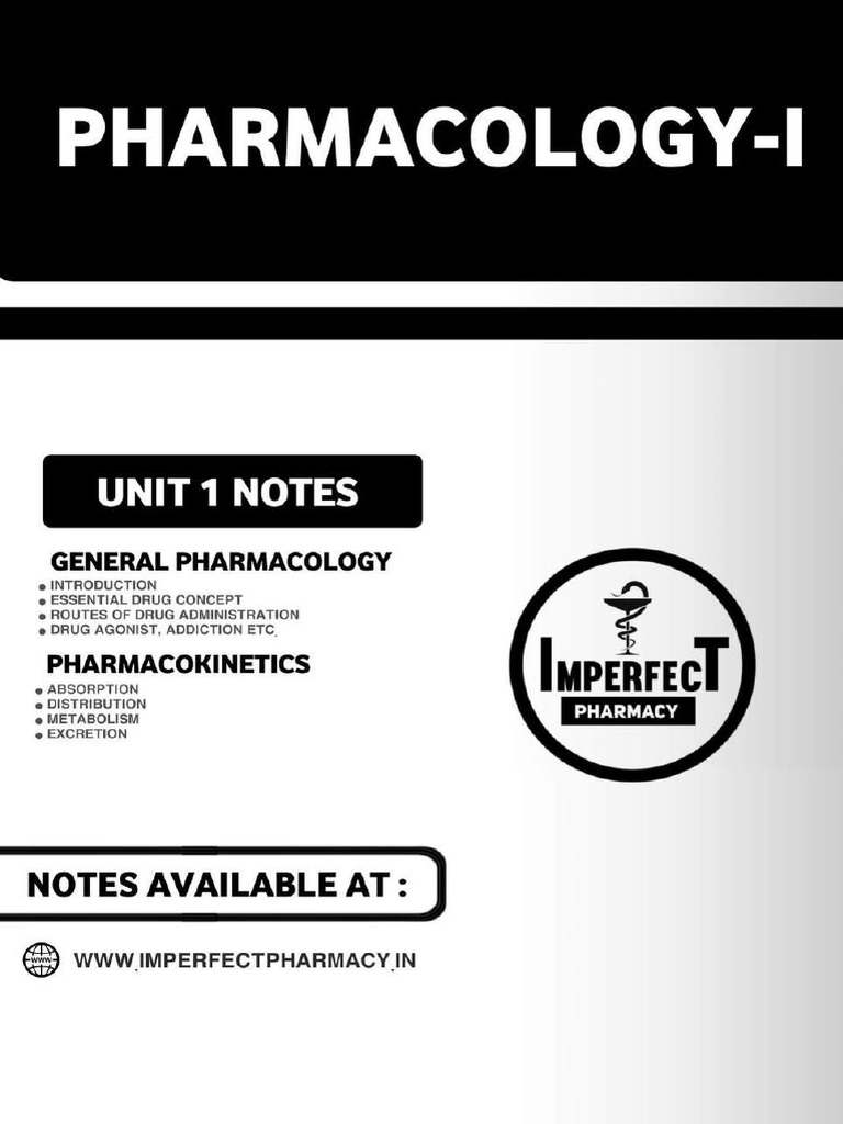 UNIT 1 Pharmacology I IMPERFECT PHARMACY Compressed - PDF - 20260118 ...