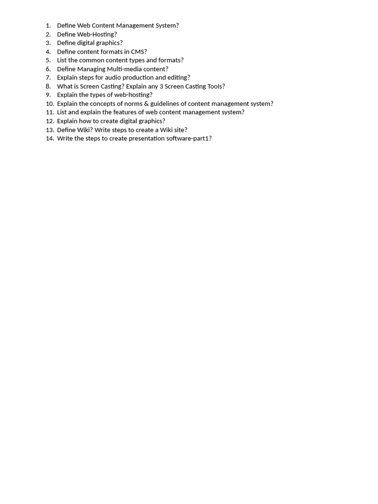 WCMS | PDF