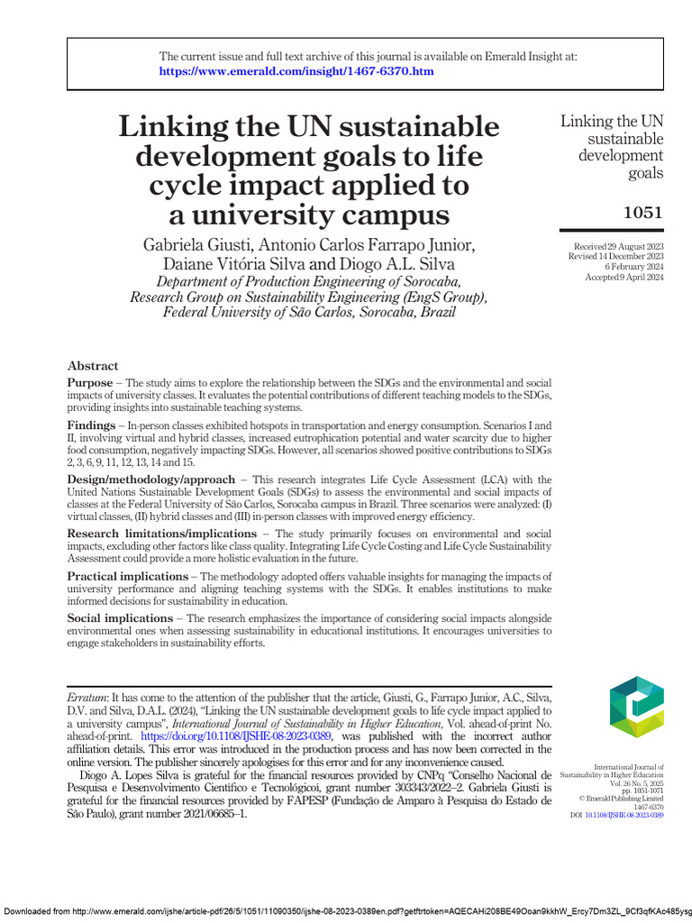 10linking The UN Sustainable Development Goals To Life Cycle Impact ...