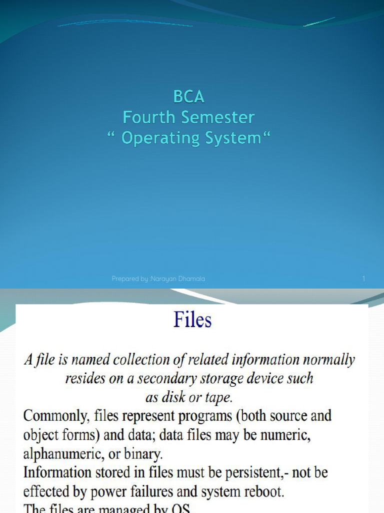 Unit7 File Management | PDF
