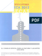 Convocatoria CECA2012