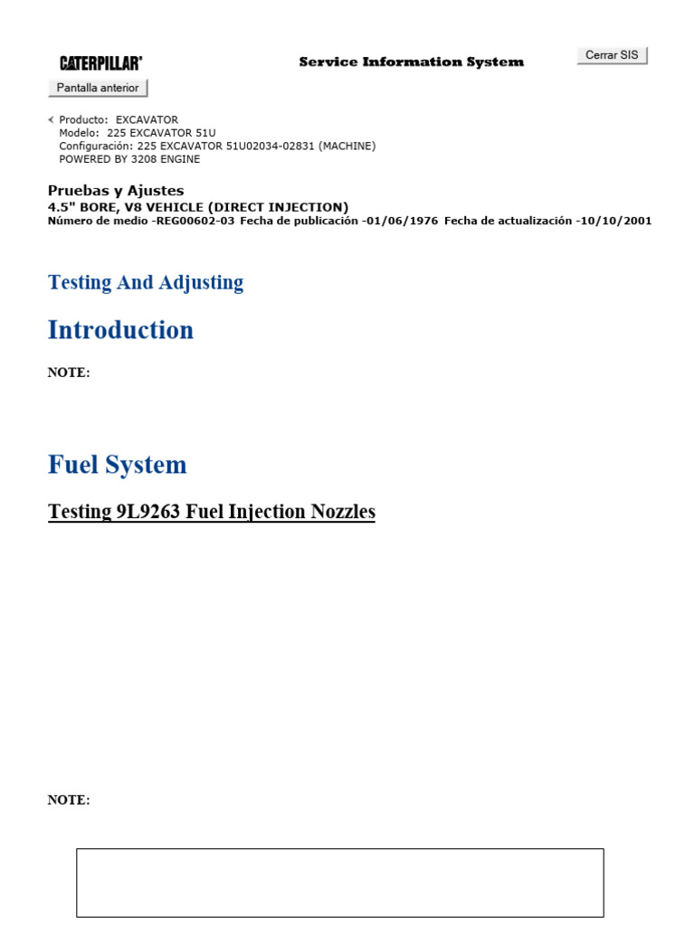 3208 Setting | PDF | Engines | Pump