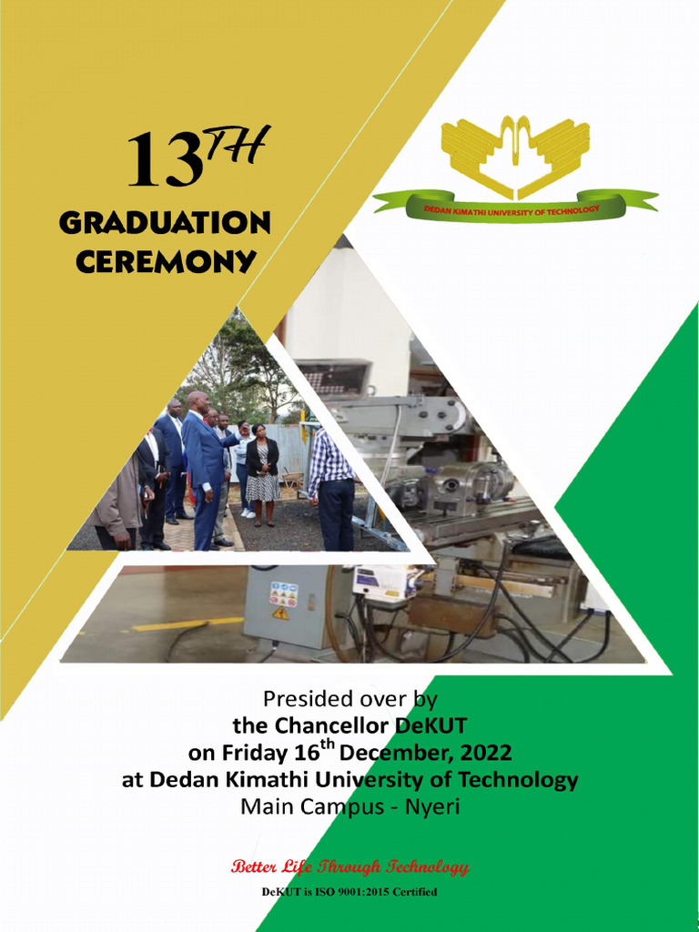 13th Graduation Booklet | PDF | Diploma | Educational Stages