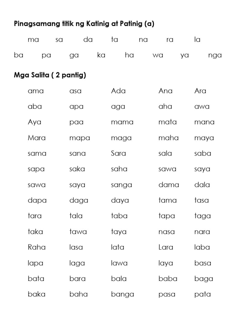 Pabasa | PDF