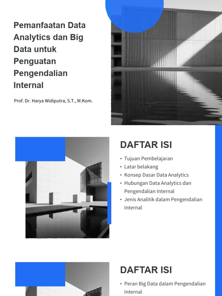 Pemanfaatan Data Analytics Dan Big Data Untuk Penguatan Pengendalian ...