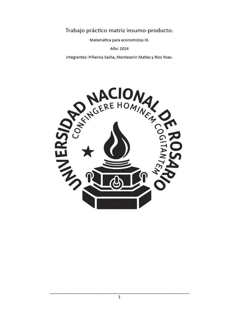 TP Mip 2024 | PDF | Matriz (Matemáticas) | Vector Euclidiano