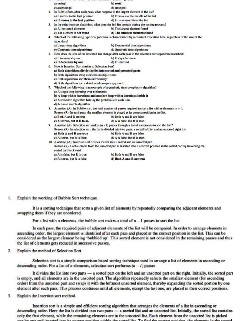 Sorting | PDF