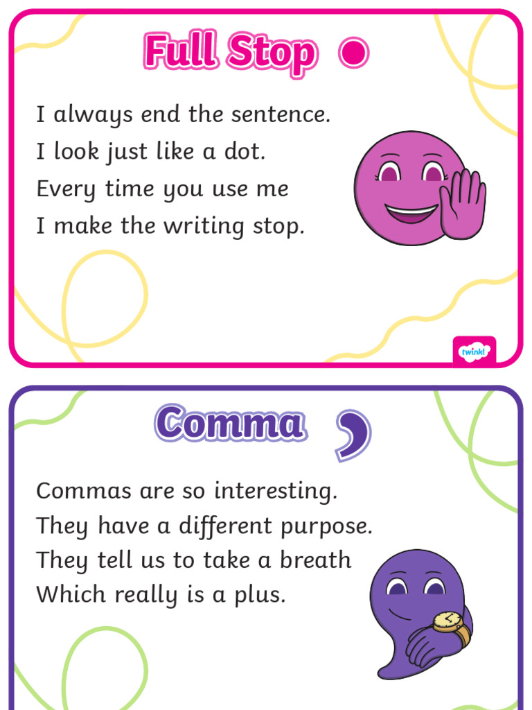 Au L 1712219180 Poems About Punctuation Ver 1 | PDF