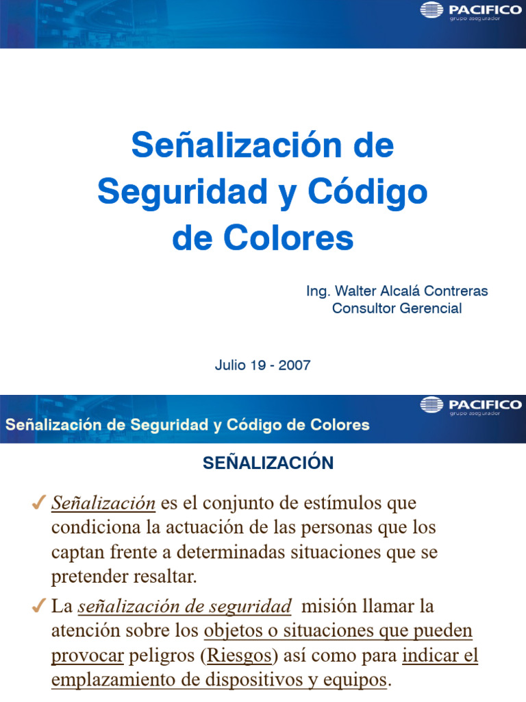 Codigo de Colores y Señales | PDF | Protección contra incendios