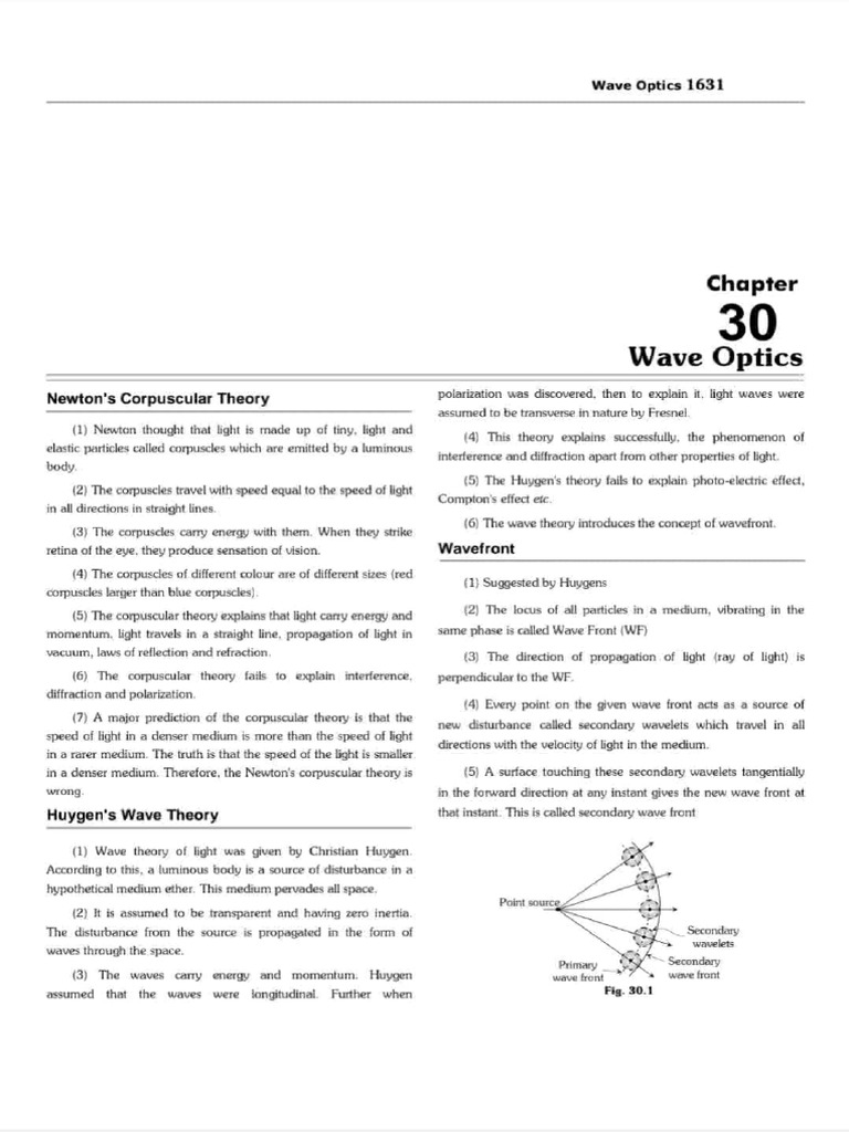 Wave Optics Errorless (@NEETJEEpulse - Backup) | PDF | Diffraction | Light