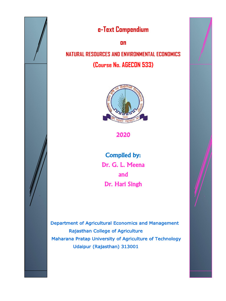 Natural Resources Final E-Compendium | PDF | Sustainability | Ecosystem