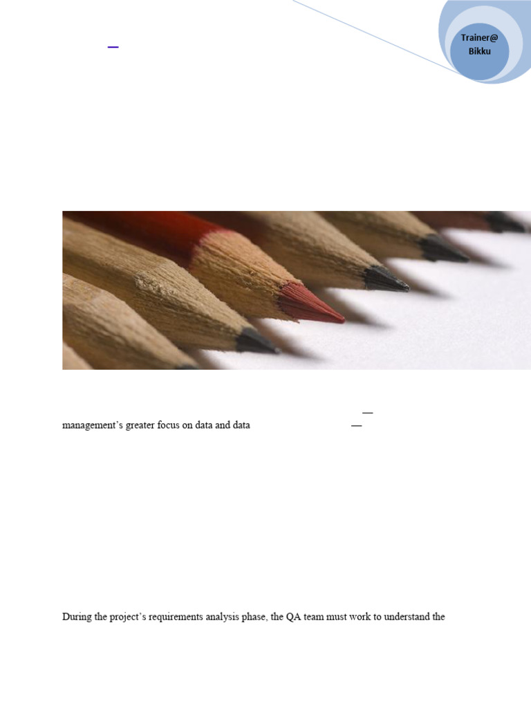 Data Warehouse Testing For Students V2.2 | PDF | Software Testing ...
