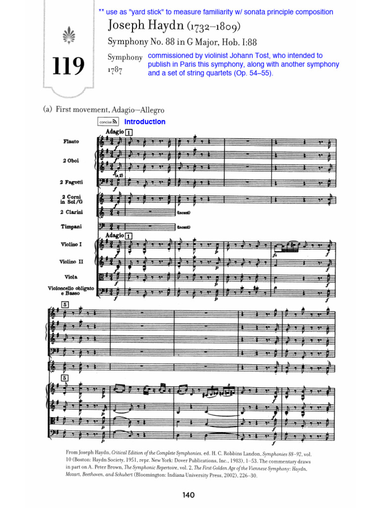 122 - HAYDN - Symphony 88 PDF | PDF | Elements Of Music | Musical ...