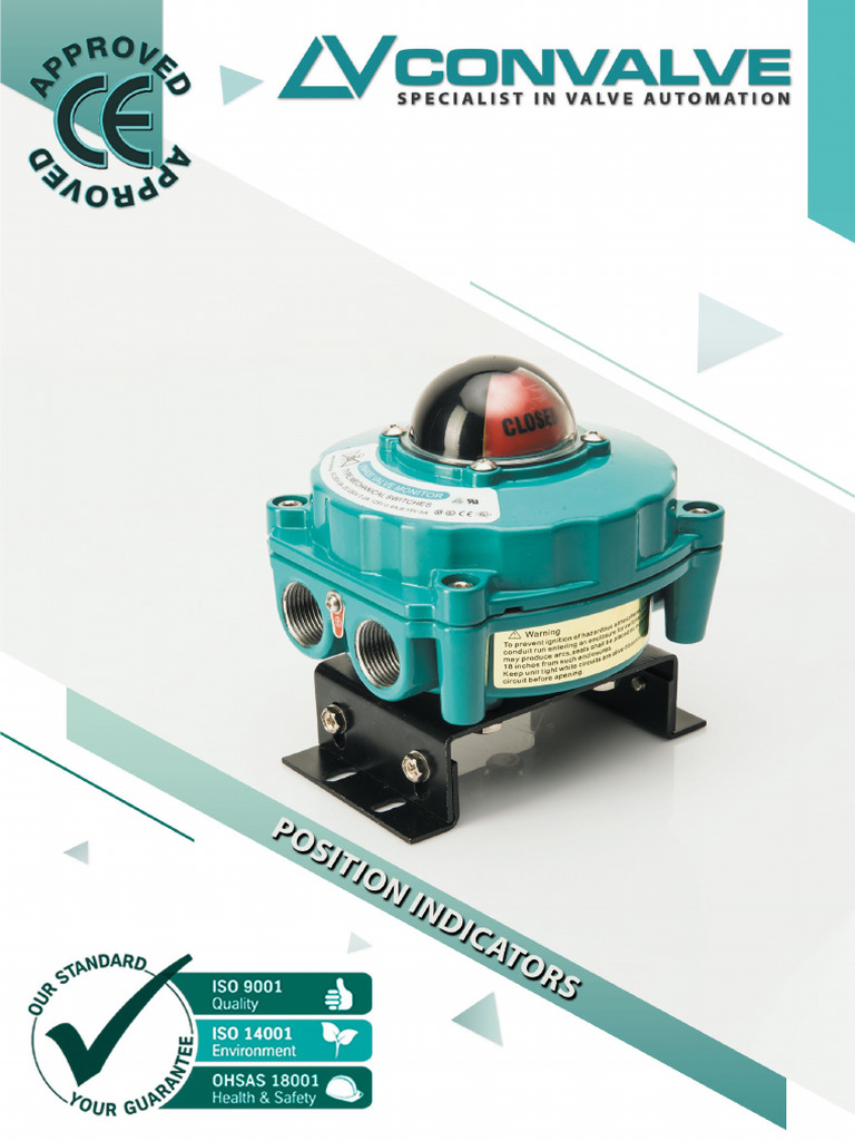 Position Indicator Catalog | PDF | Switch | Actuator
