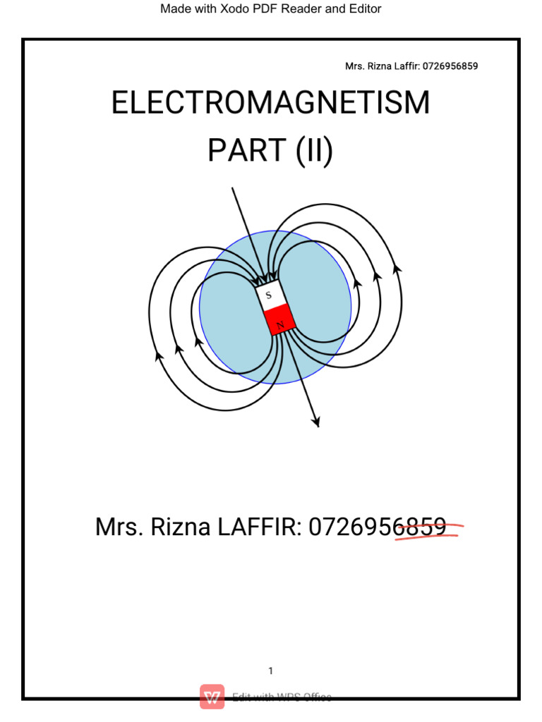 Electromagnetism Part 2 | PDF | Electromagnetism | Magnetism