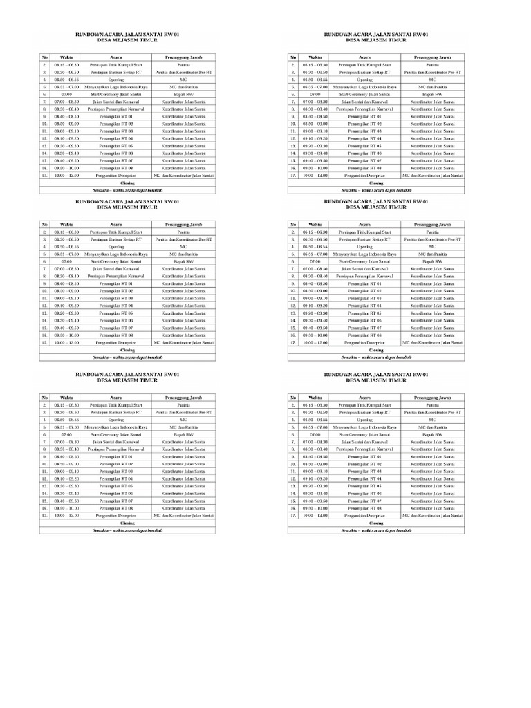 Rundown | PDF