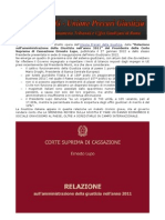 Estratto Relazione Presidente Cassazione 2012