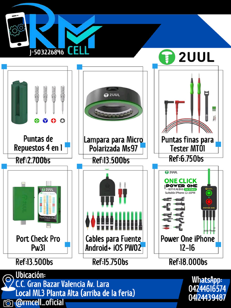 Catalogo Herramientas RM Cell 19-Dic-2025 | PDF