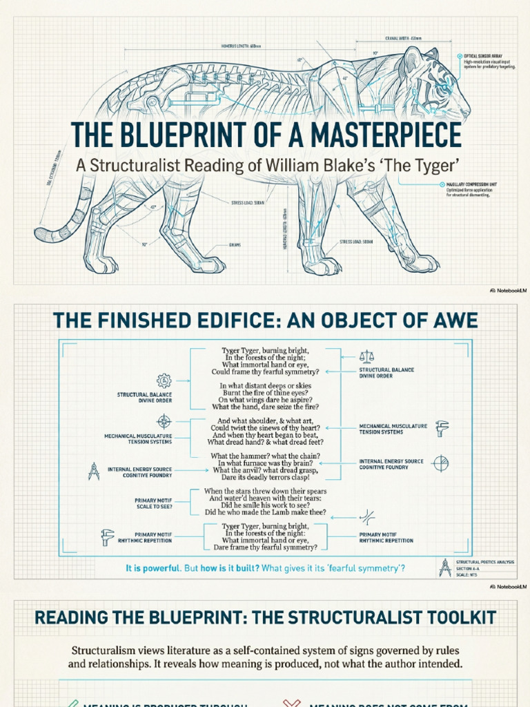 Blake s Tyger a Structural Blueprint | PDF