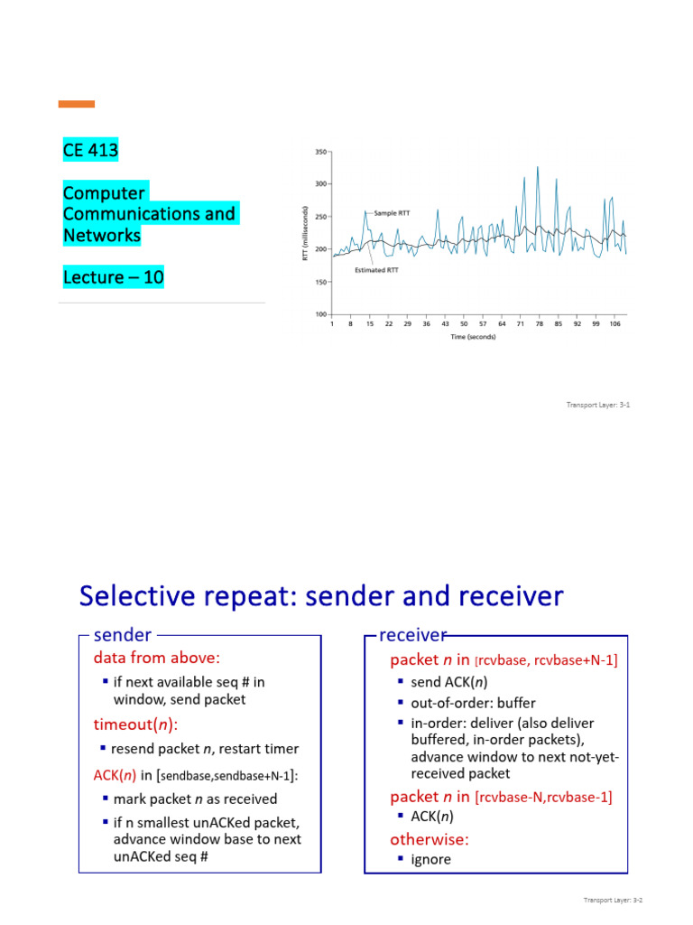 Computer Communications and Networks Lecture 10 | PDF | Transmission ...