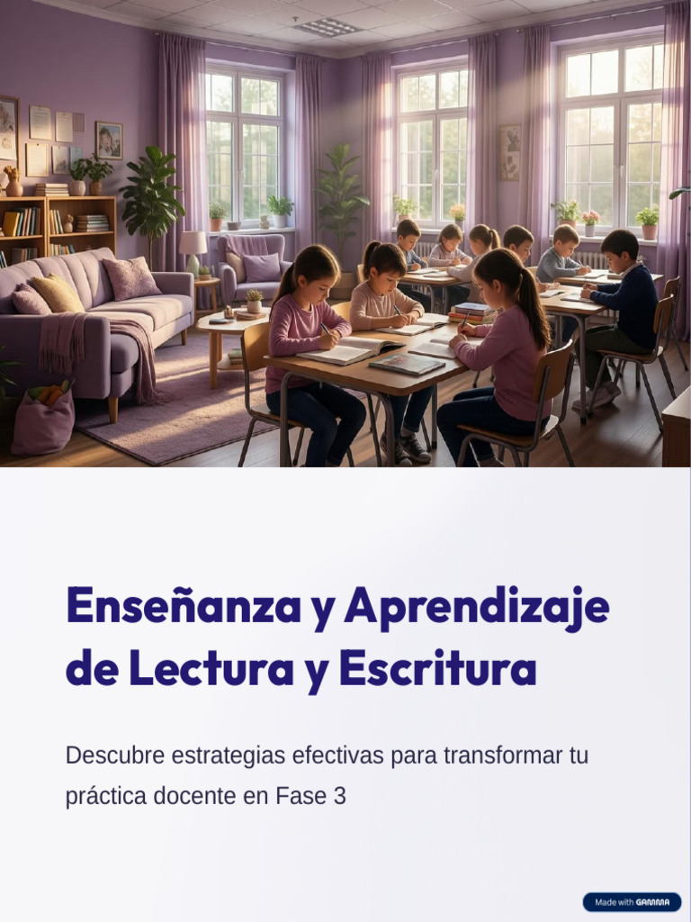 Ensenanza y Aprendizaje de Lectura y Escritura | PDF | Enseñando ...