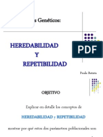 Heredabilidad Animal