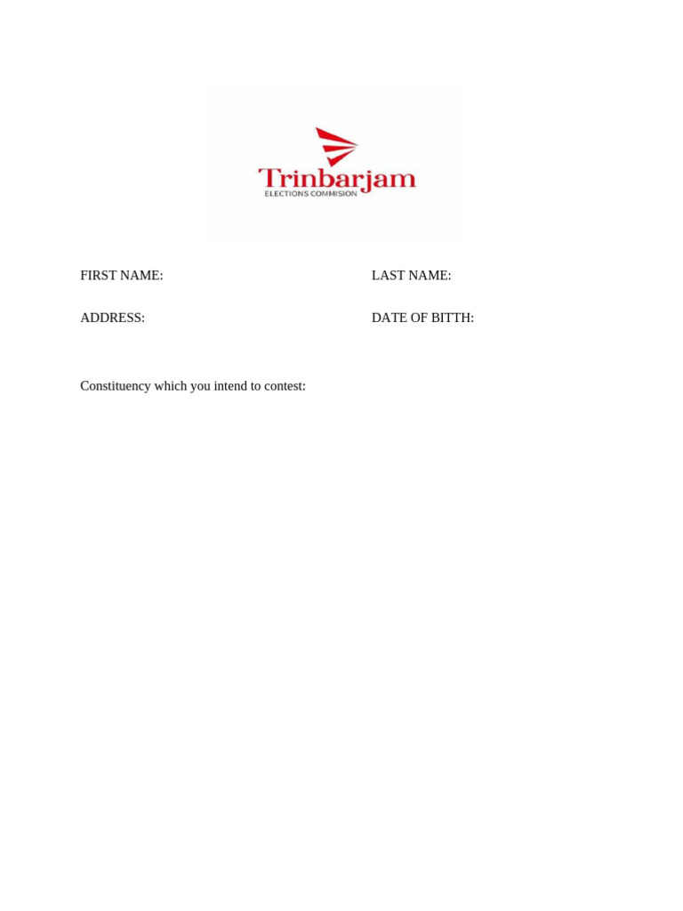 Fillable Form | PDF