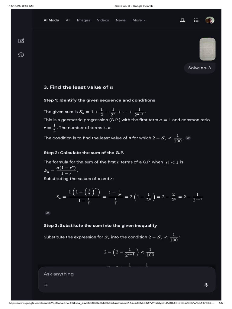 Solve No. 3 - Google Search | PDF | Mathematical Objects | Mathematical ...