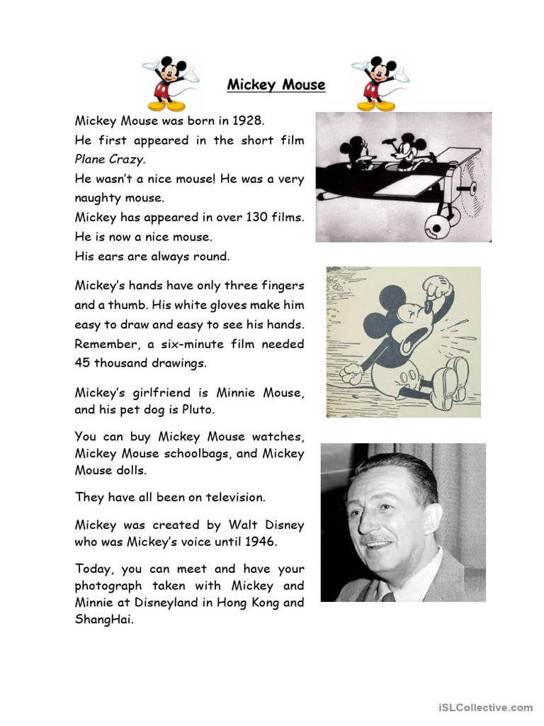 Mickey Mouse History | PDF