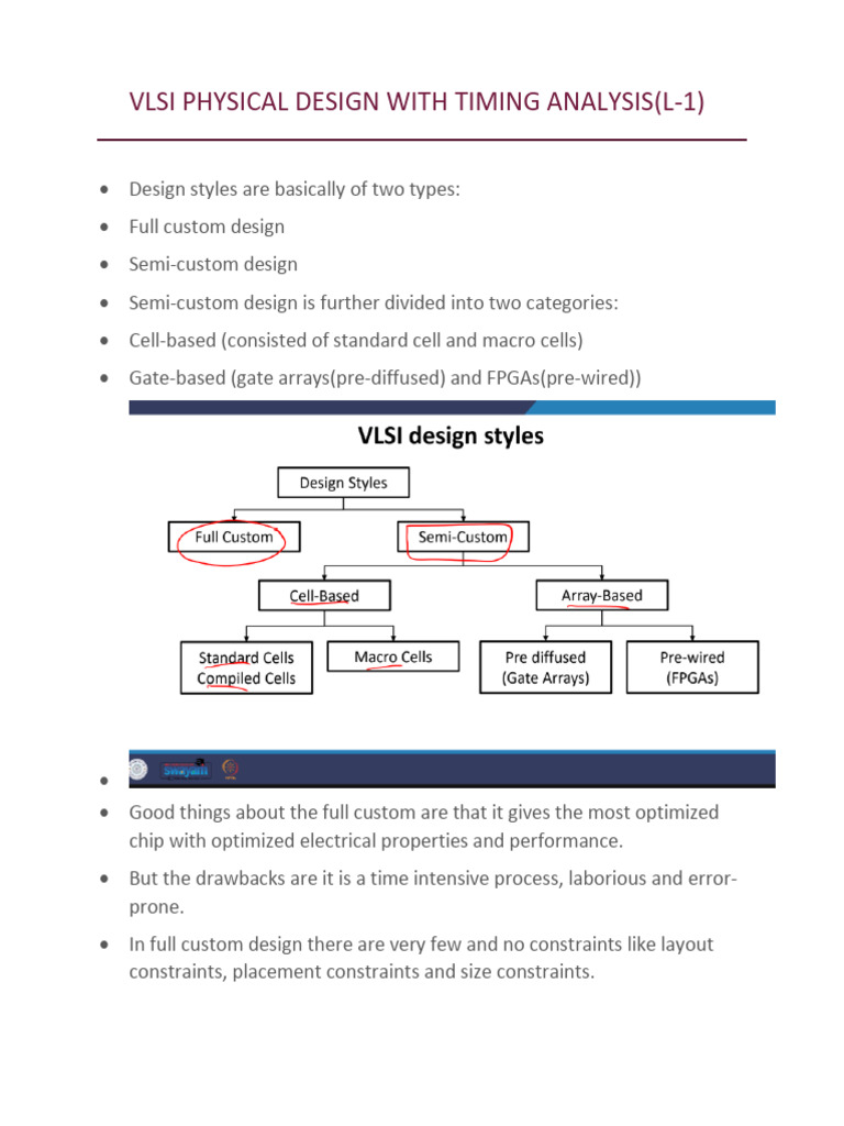 Vlsi Physical Design With Timing Analysis | PDF | Hardware Description ...