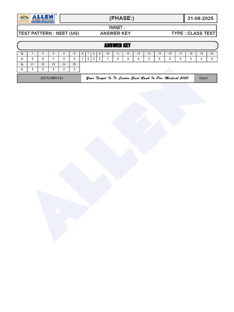 Alternative Current Ans Key | PDF