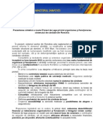 (WWW - Reformasanatate.ro) Ministerul Sanatatii - Prezentarea Sintetica A Noii Legi A Sanatatii