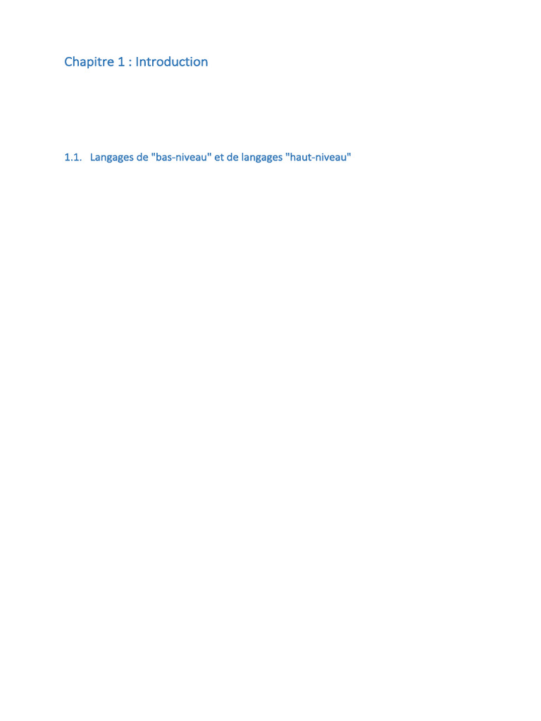 Chap1 Introduction-1 | PDF | Langage de programmation | Code source