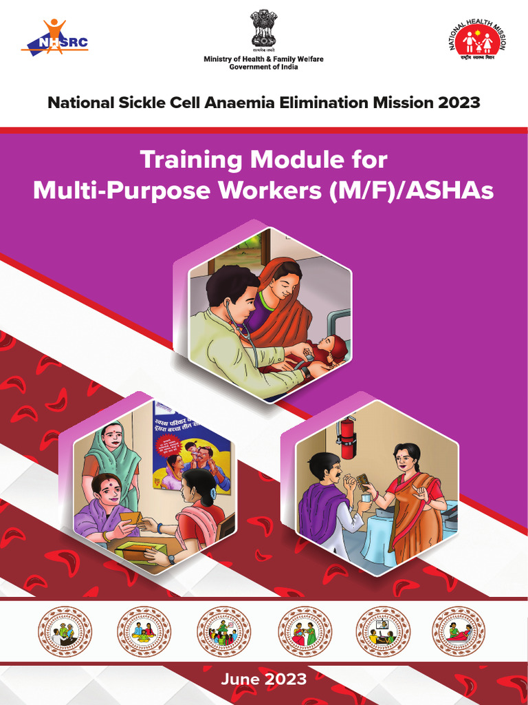 MPW Asha-SCD Training Manual Final | PDF | Foods | Genetic Disorder
