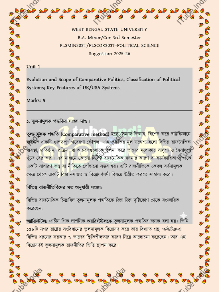 PLSCOR303T-POLITICAL SCIENCE Watermark Protected Unlocked | PDF
