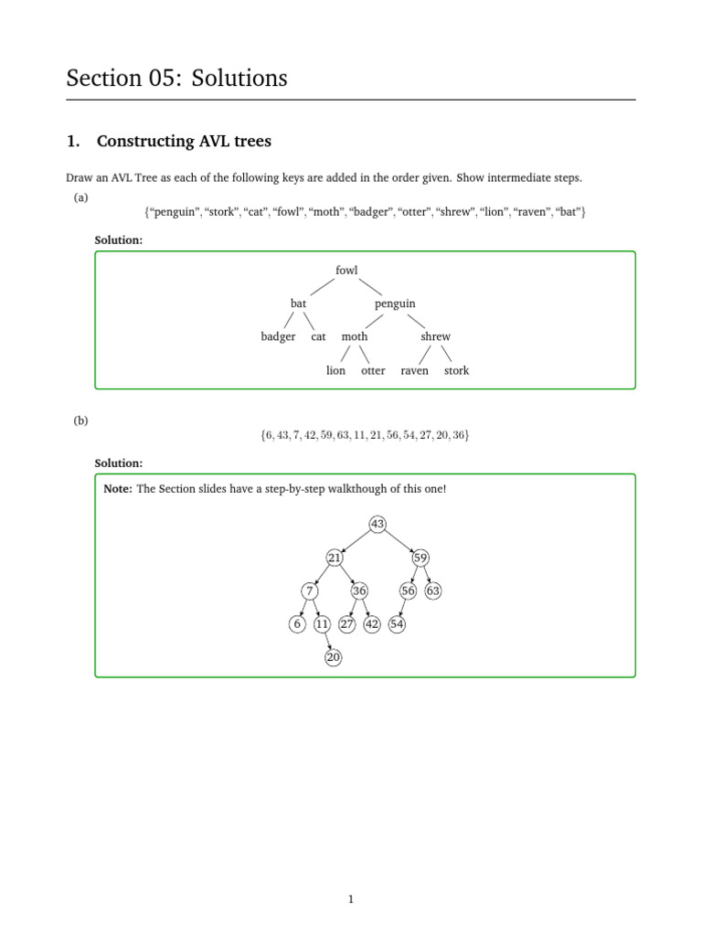 Section05 Solutions | PDF | Algorithms | Software Engineering