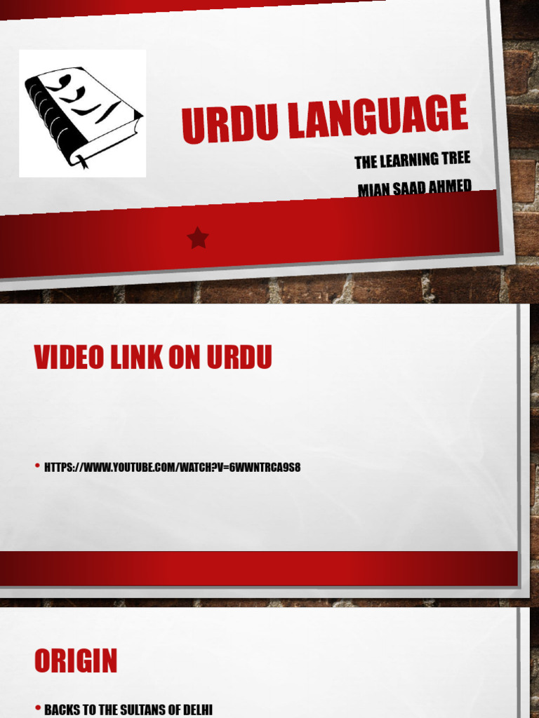 Languages - URDU | PDF