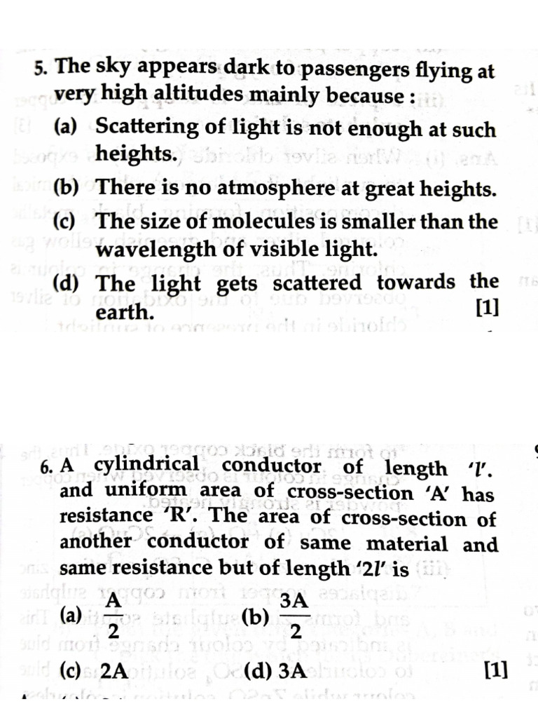 Important PYQS Class 10 | PDF