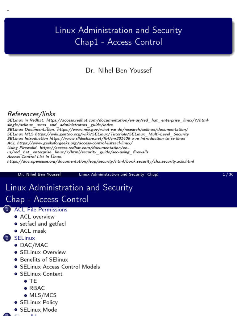 Chap Acl | PDF | Firewall (Computing) | Computer Access Control