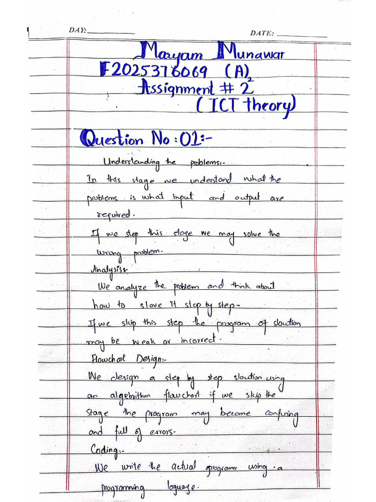 ICT Assignment No2 | PDF
