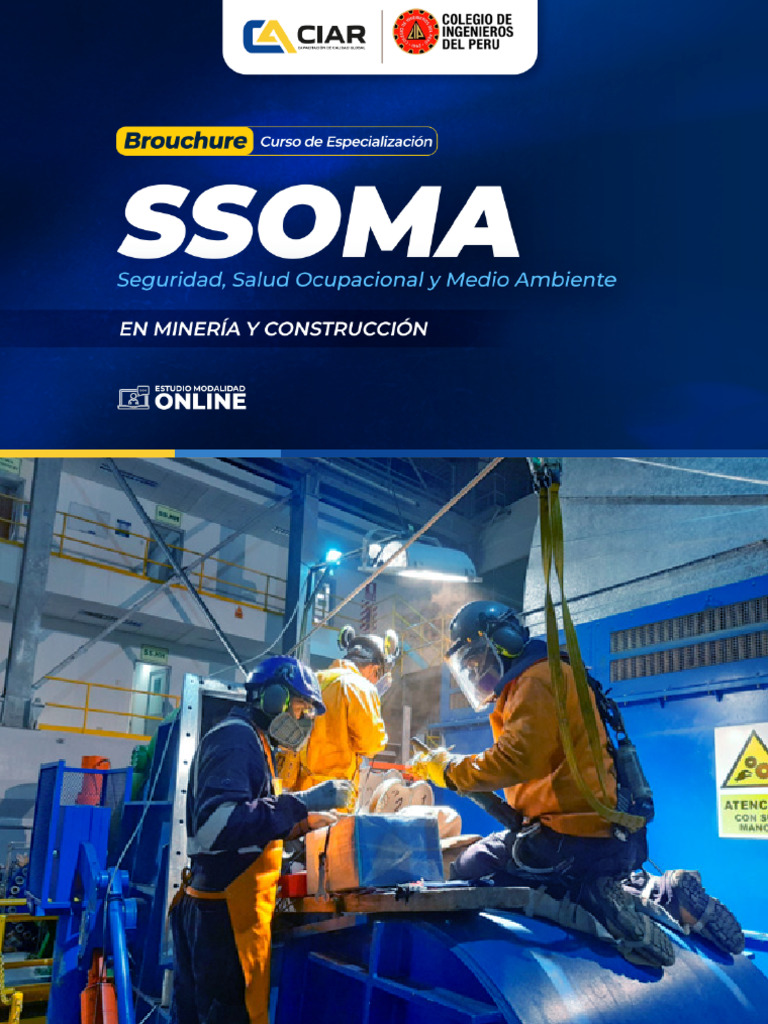 Brochure Ssoma 2026 | PDF | Seguridad y salud ocupacional