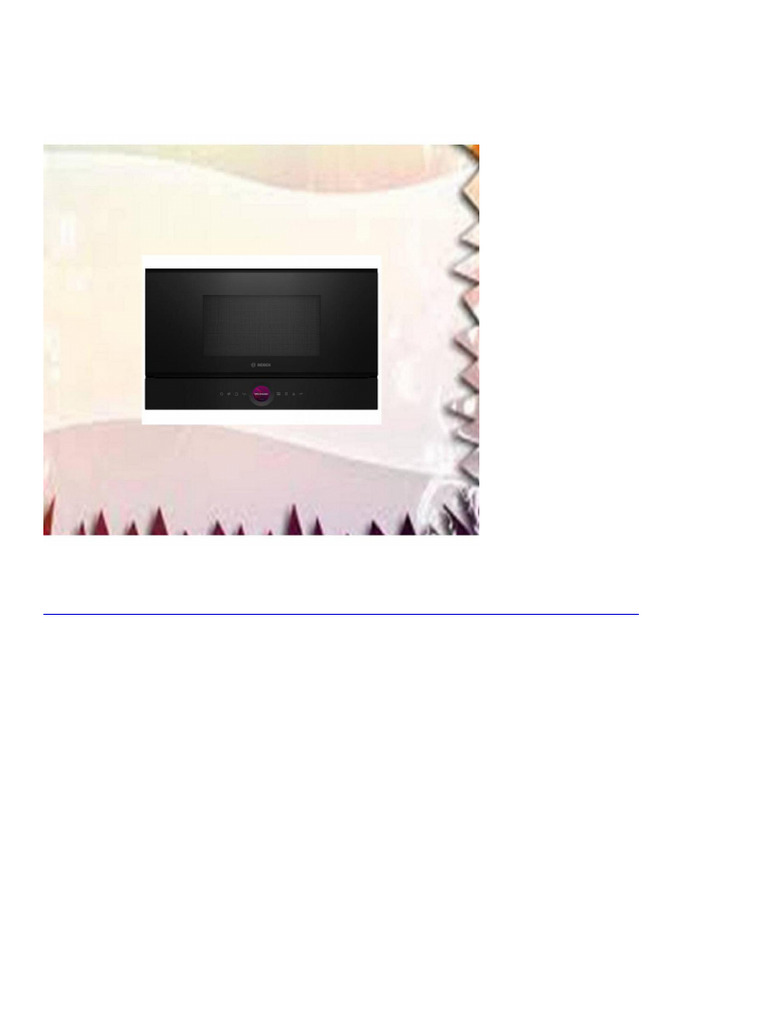8295 Bosch BFR7221B1 Einbau-Mikrowelle Schwarz | PDF