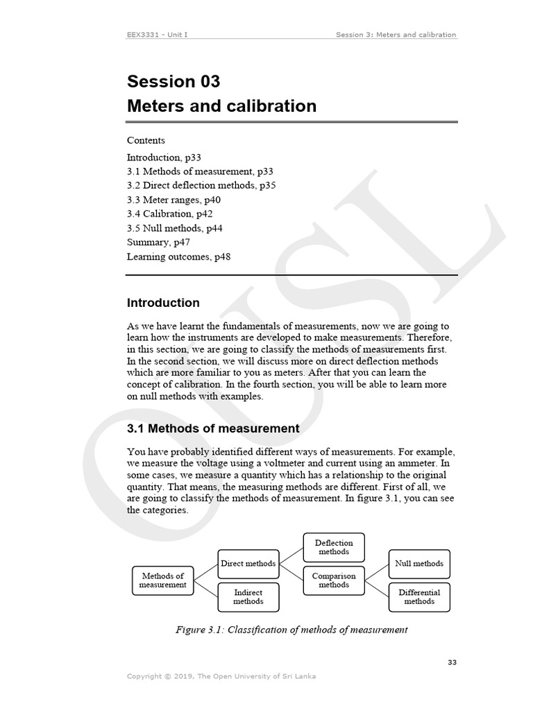 Unit I - Session 3 | PDF | Rectifier | Calibration