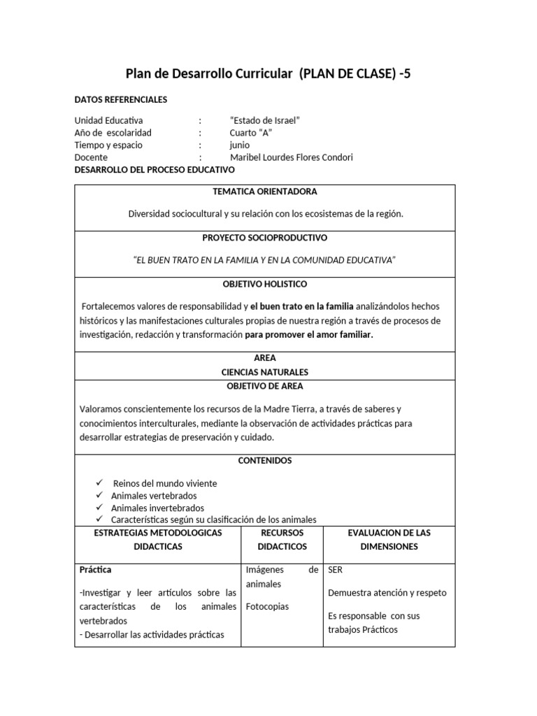 Plan de Desarrollo Curricular Junio 2016 | PDF | Dibujo | Pinturas