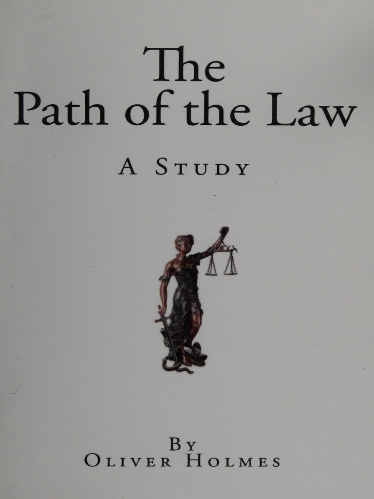 Holmes The Path of The Law | PDF | Negligence | Crimes