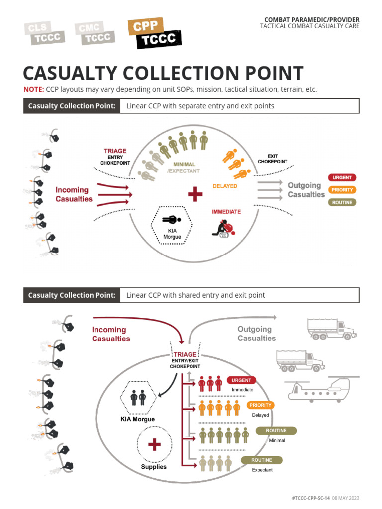 TCCC CPP Skill Card 5 Casualty Collection Point en | PDF | Public ...