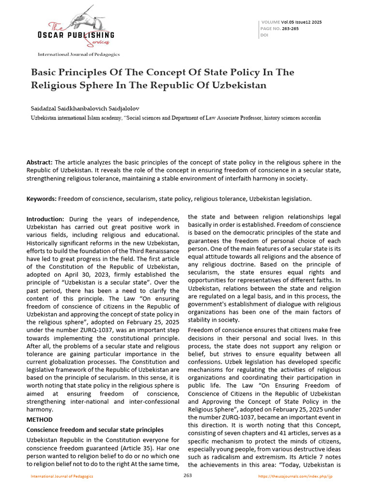 72 263-265 IJP Basic+Principles | PDF | Secularism | Social Equality