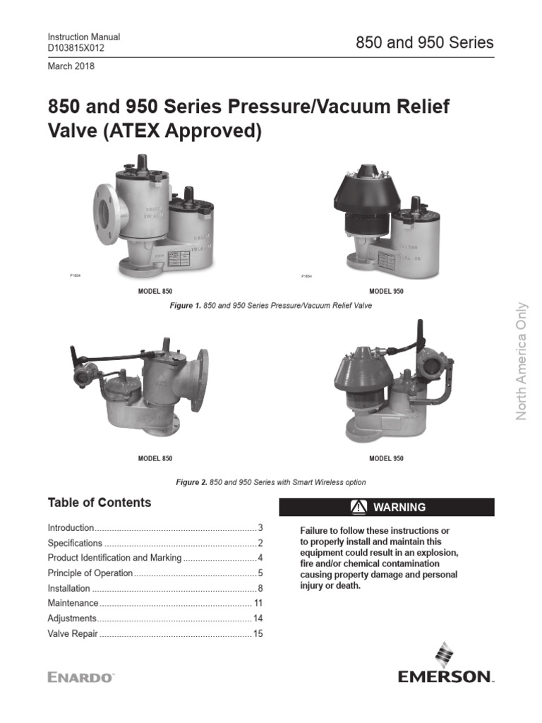 Emerson PVRV | PDF | Valve | Screw