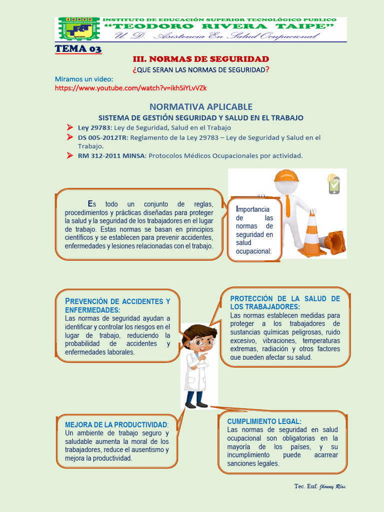 Normas de Seguridad | PDF | Seguridad y salud ocupacional | La seguridad